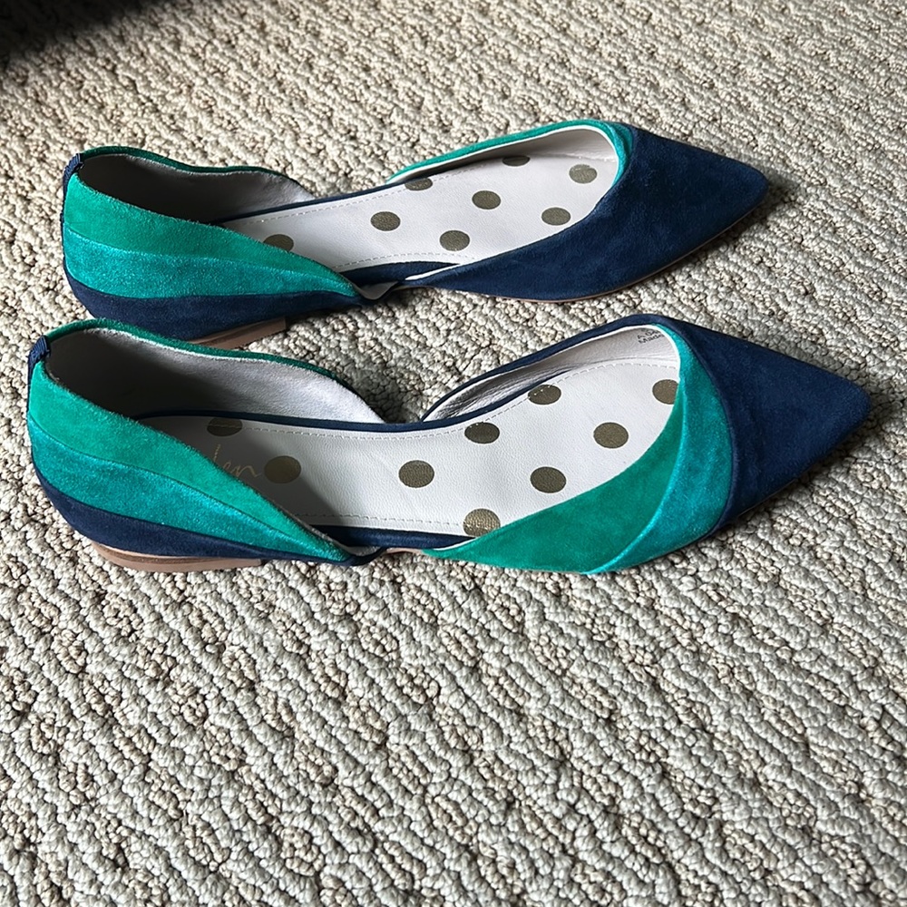 NWOT Boden Flats Green Pointed Toes